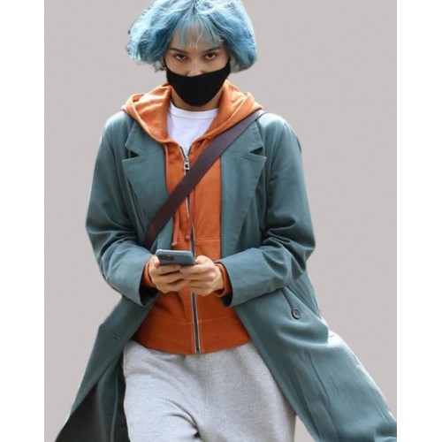 Zoe Kravitz Kimi 2022 Coat
